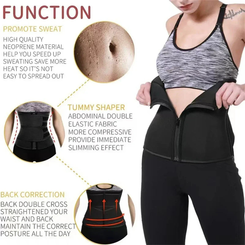 Cinta Modeladora Neoprene com Faixa Abdomen