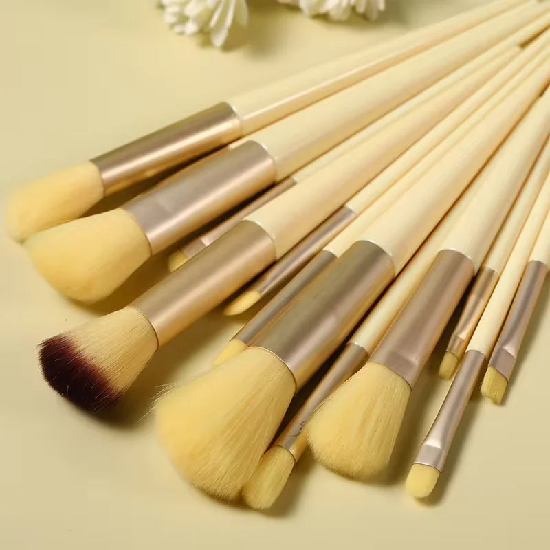 Kit de Pincéis de Maquiagem Profissional 13 Peças