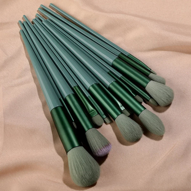 Kit de Pincéis de Maquiagem Profissional 13 Peças