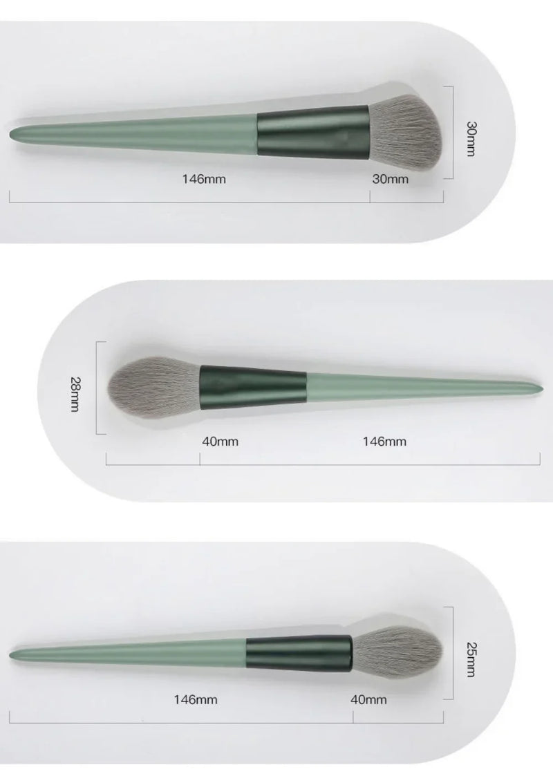 Kit de Pincéis de Maquiagem Profissional 13 Peças
