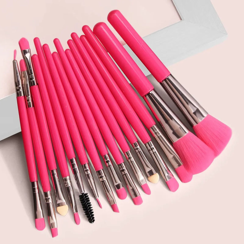 Kit de Pincéis de Maquiagem Profissional 13 Peças