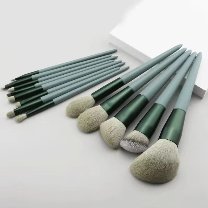 Kit de Pincéis de Maquiagem Profissional 13 Peças