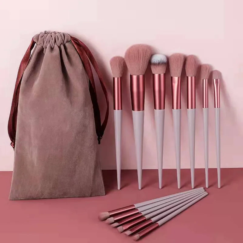 Kit de Pincéis de Maquiagem Profissional 13 Peças
